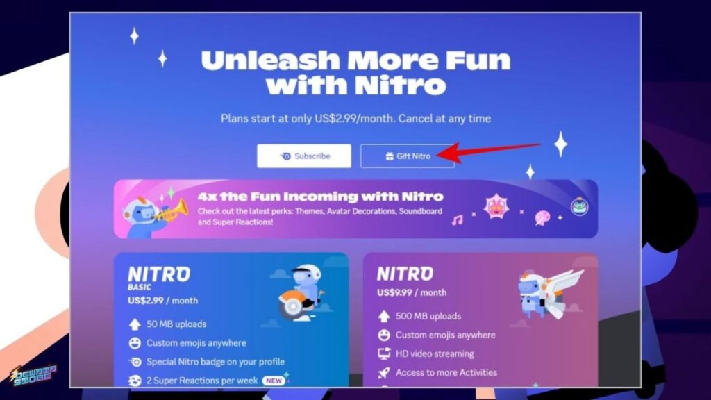 Discord Nitro Gift Dewata Storee
