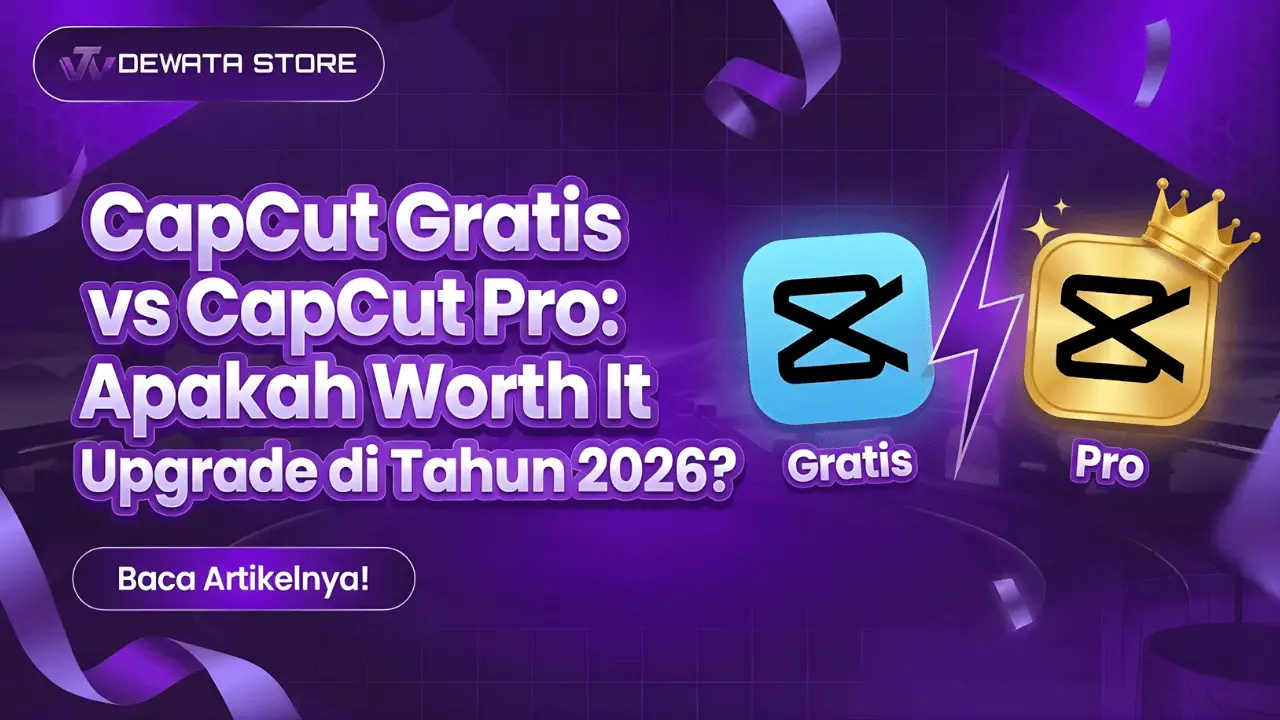 CapCut Gratis vs CapCut Pro: Apakah Worth It Upgrade di Tahun 2026?