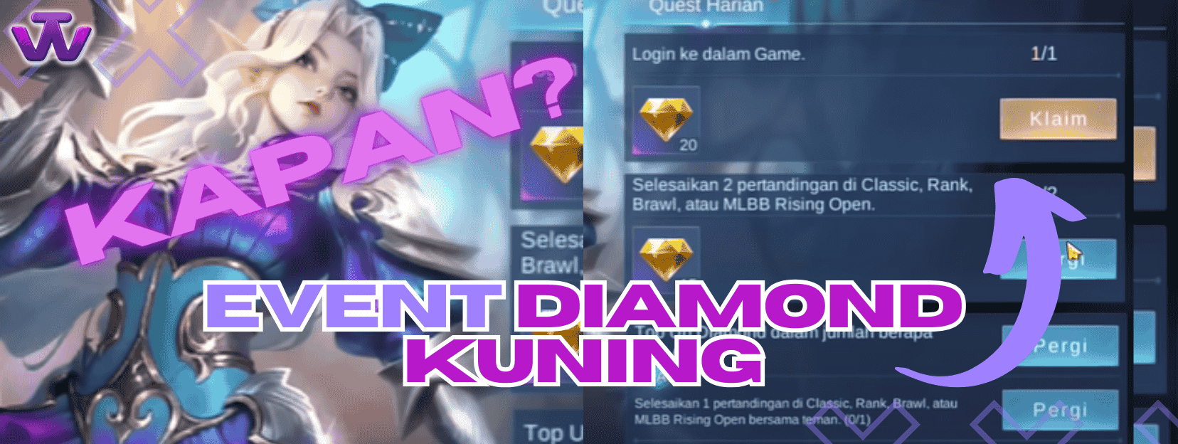 EVENT DIAMOND KUNING MOBILE LEGENDS HADIR KEMBALI BUAT KAMU !